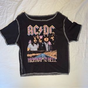 AC/DC crop top